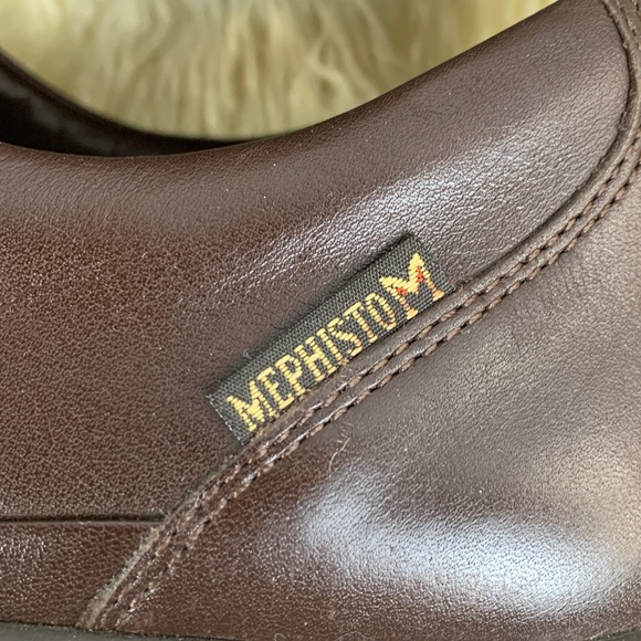 Women’s Mephisto Brown Leather Shoes - Picture 7 of 12